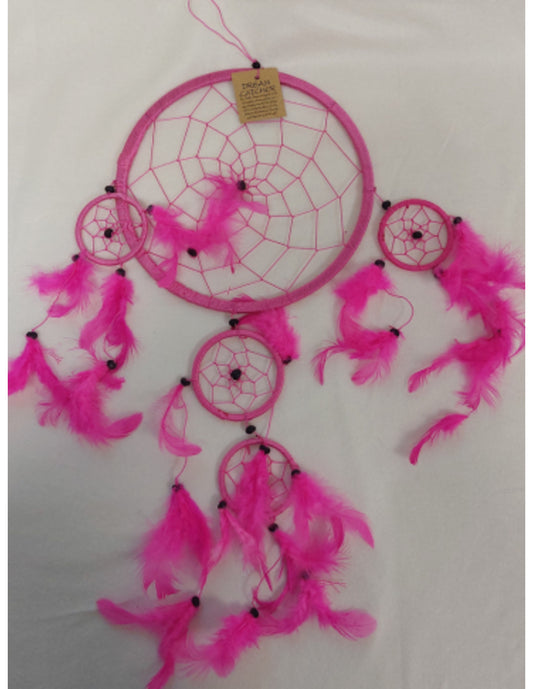 Image for dromenvanger-22-cm-roze-alleen-veren-dreamcatcher_1.jpg