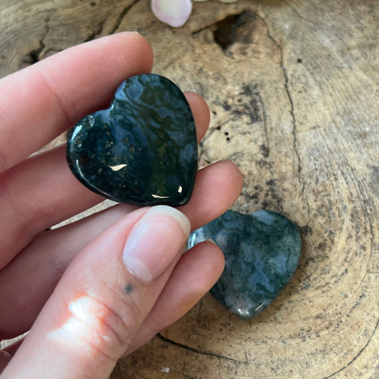 Image for edelsteen-hart-30-mm-agaat-mos_1.jpg