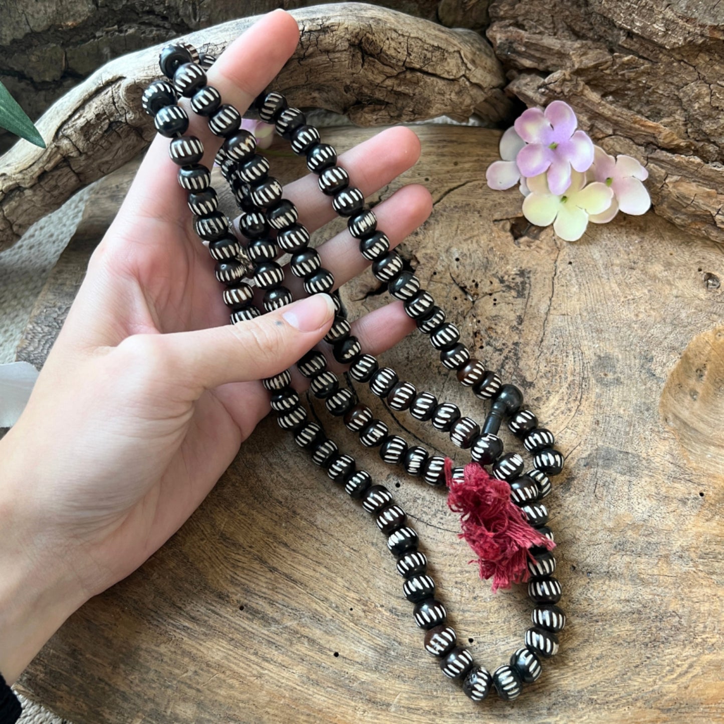 Image for mala-been-tweekleurig-streepjes-40-cm-zwartwit_1.jpg