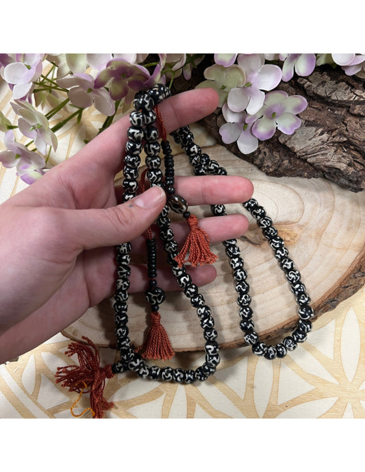 Image for mala-ketting-been-zwartwit-ohm-35-cm_1.jpg