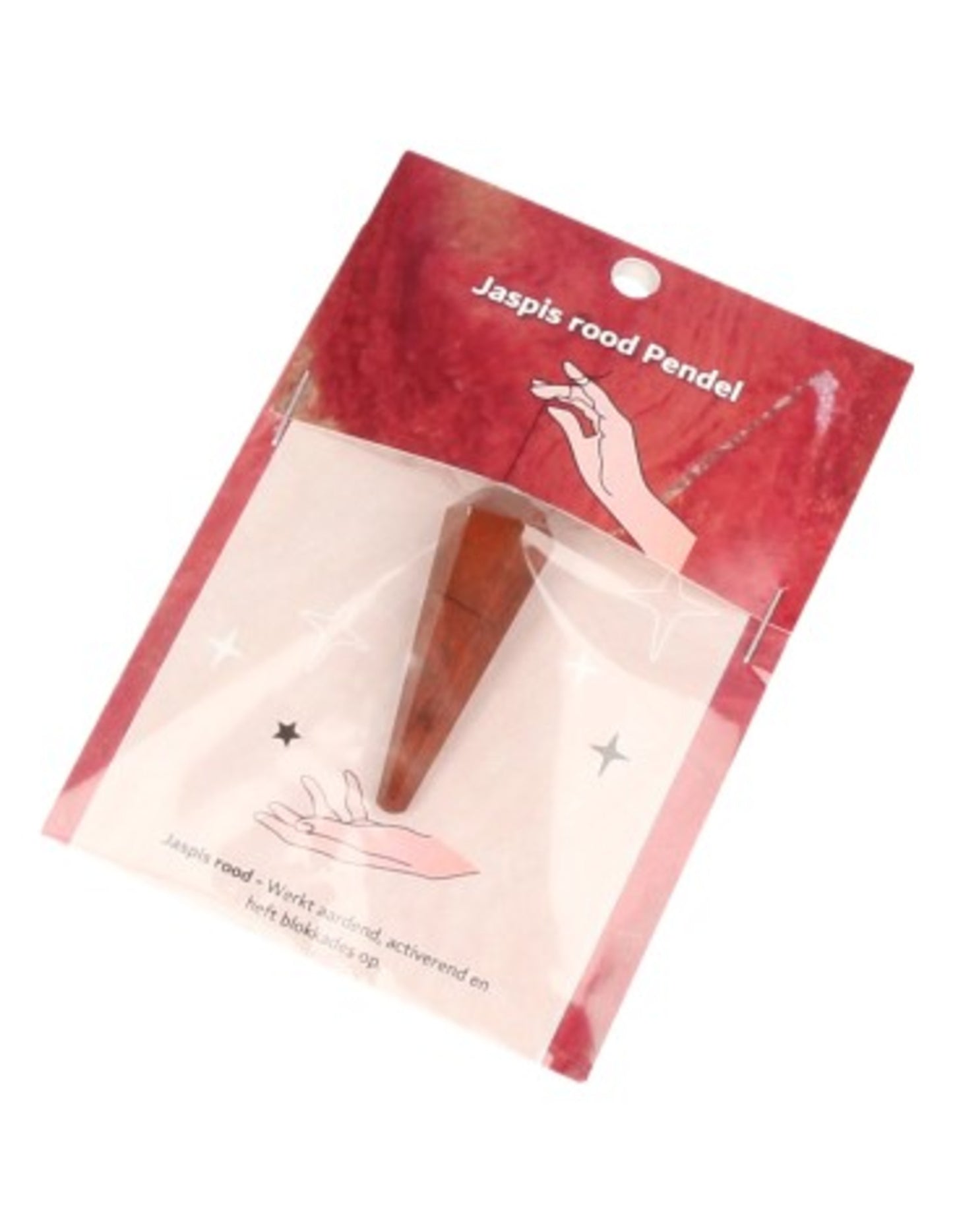 Image for pendel-facet-kaart-jaspis-rood_4.jpg