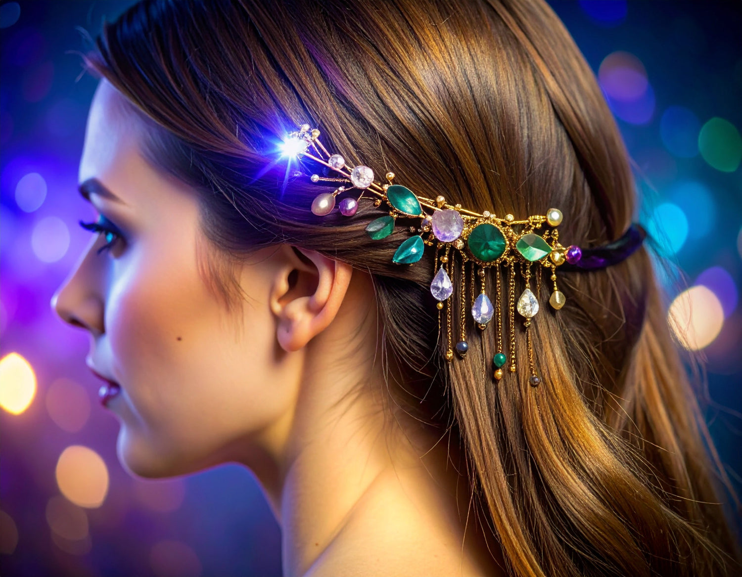 Haarclips met Edelstenen – Licht in je Haar