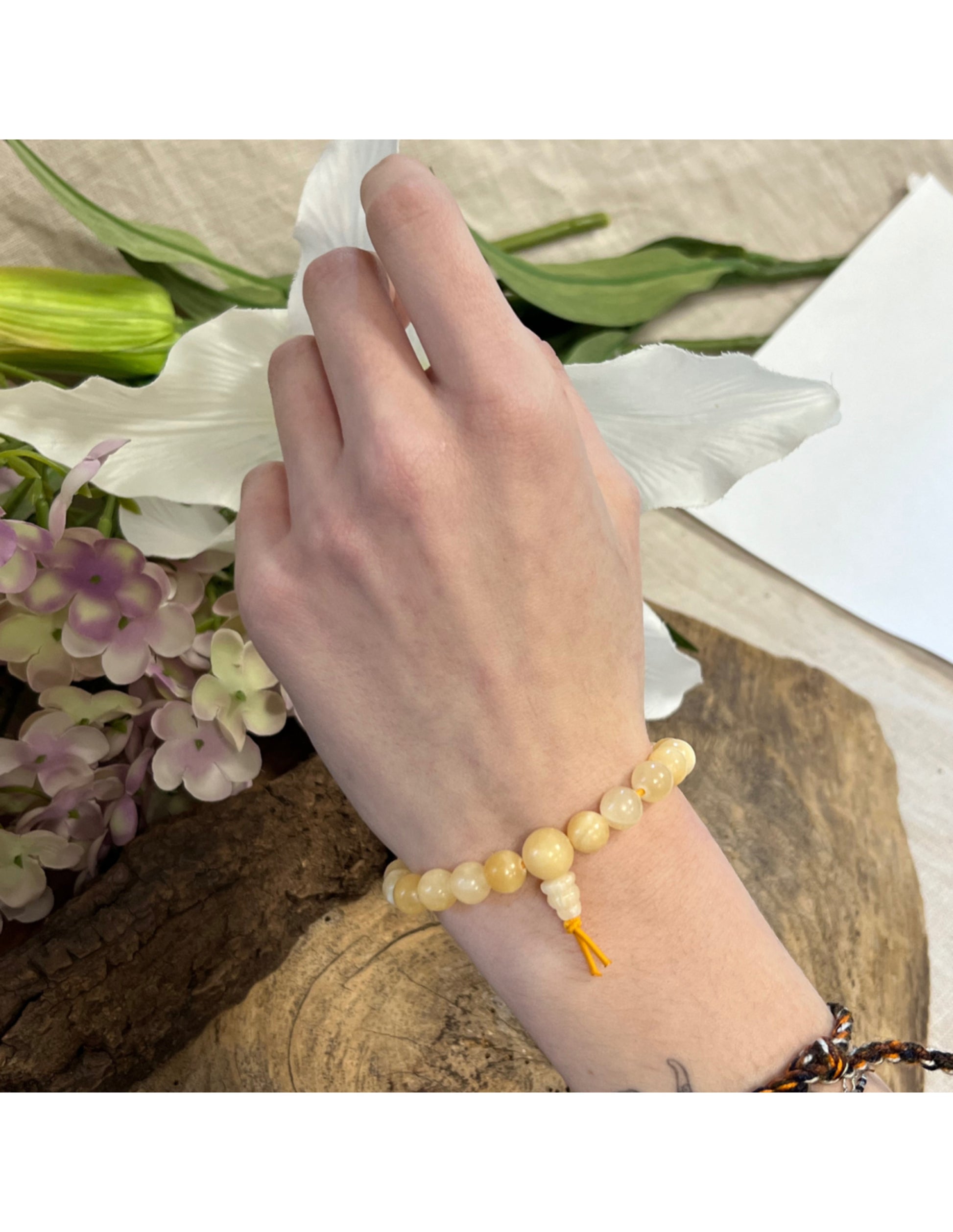 Image for calciet-geel-powerbead-armband-kaart_1.jpg