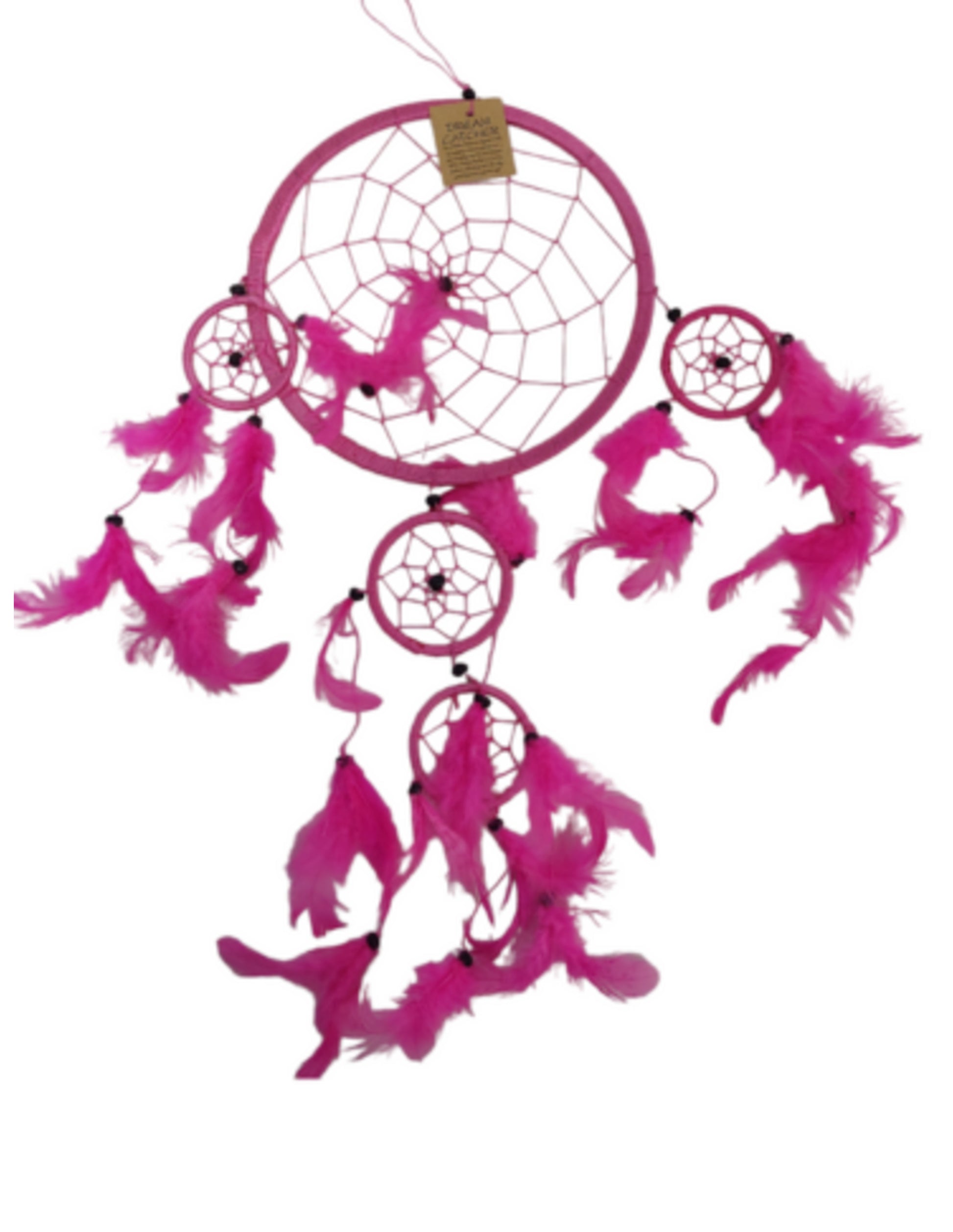 Image for dromenvanger-22-cm-roze-alleen-veren-dreamcatcher.jpg