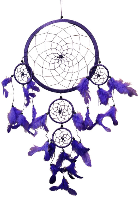 Image for dromenvanger-22cm-paars-veren.jpg