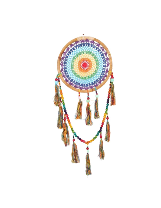 Image for dromenvanger-bamboe-rainbow-gehaakt-regenboog-dream-catcher-32cm.jpg