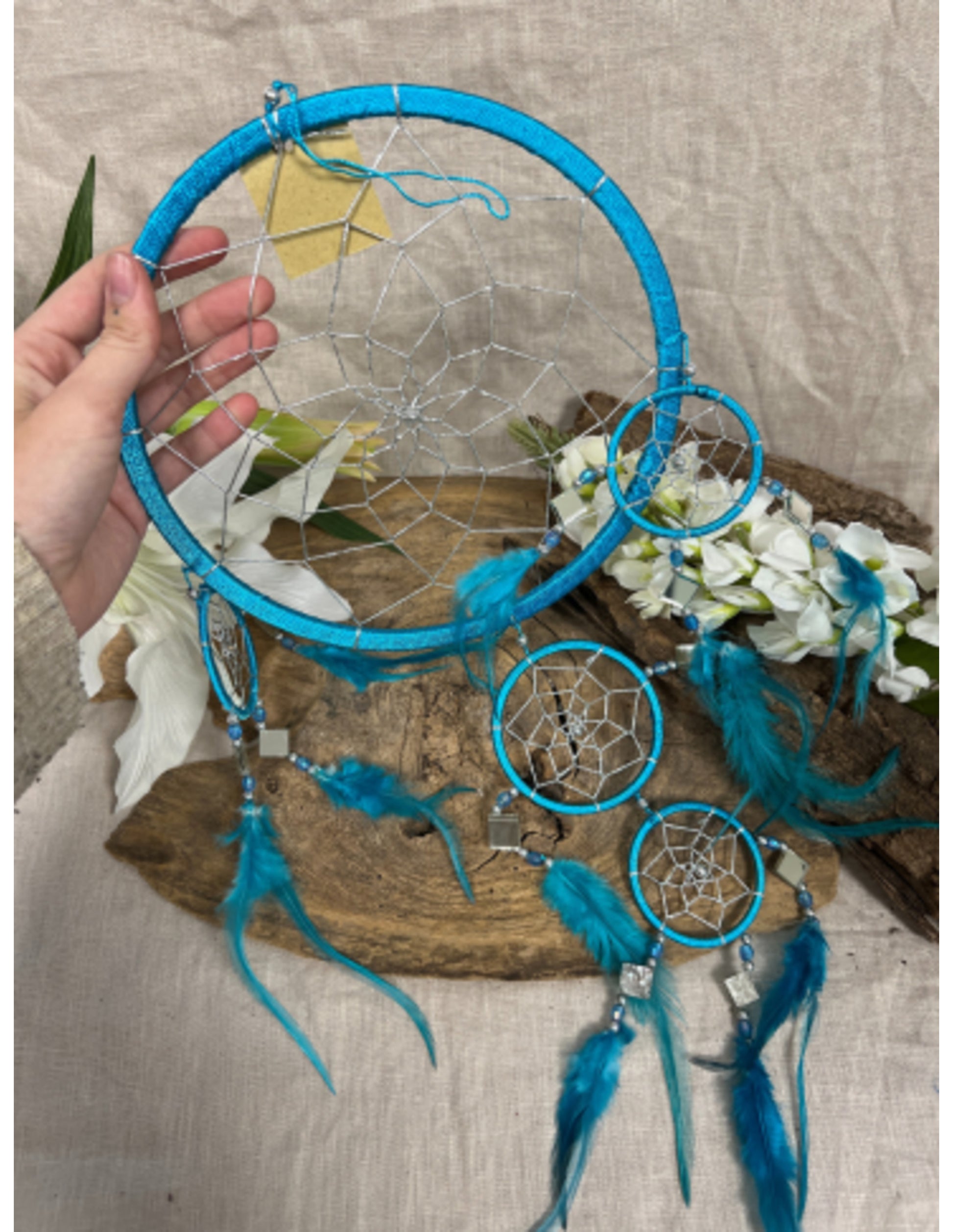 Image for dromenvanger-spiegel-22cm-turquoise_1.jpg