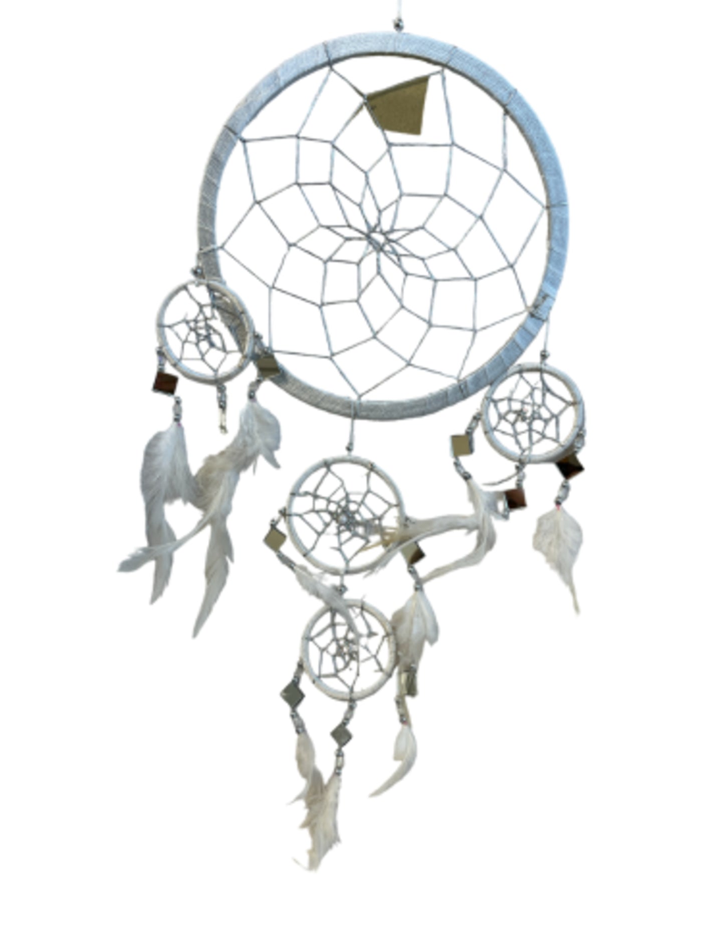 Image for dromenvanger-spiegel-22cm-wit-dreamcatcher.jpg