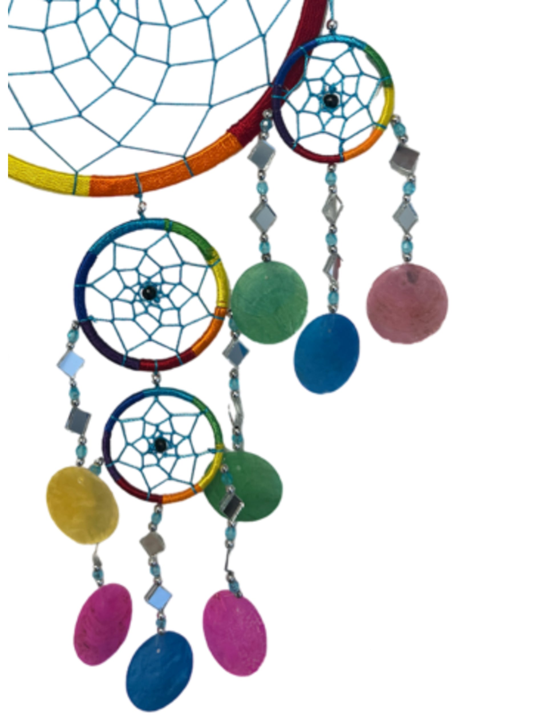 Image for dromenvanger-spiegel-schelp-22-cm-rainbow-dreamcatcher_2.jpg