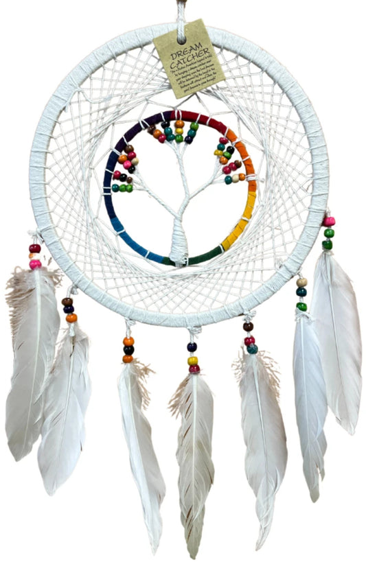 Image for dromenvanger-tree-of-life-rainbow-white-regenboog-kralen-22cm.jpg