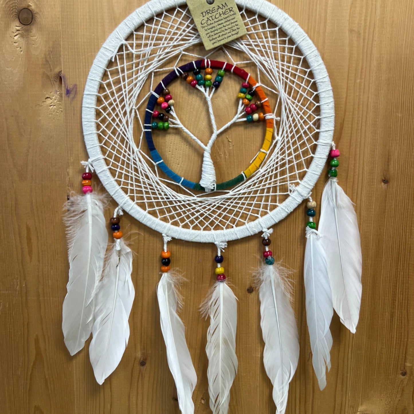 Image for dromenvanger-tree-of-life-rainbow-white-regenboog-kralen-22cm_3.jpg