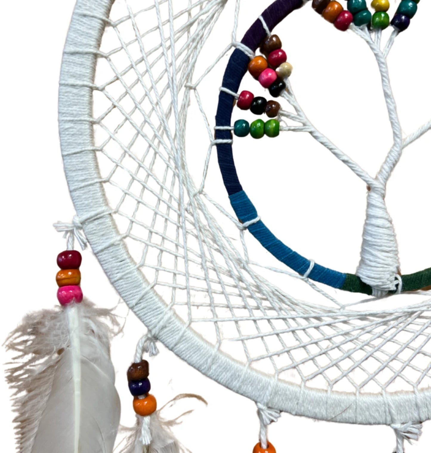 Image for dromenvanger-tree-of-life-rainbow-white-regenboog-kralen-22cm_2.jpg