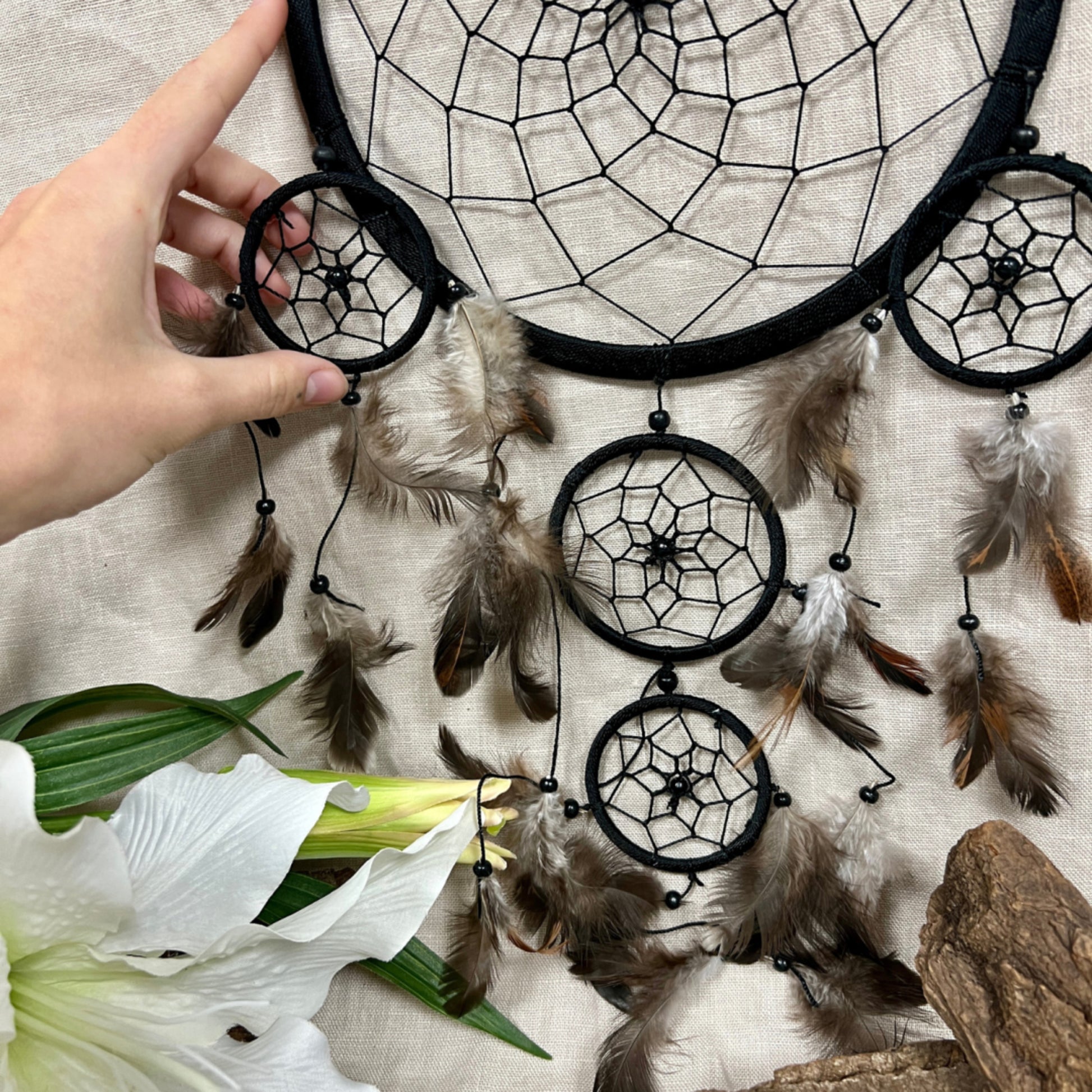 Image for dromenvanger-veren-22cm-zwart_1.jpg