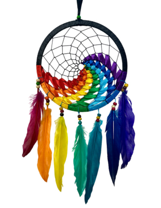 Image for dromenvanger-wave-regenboog-zwart-22-cm.jpg