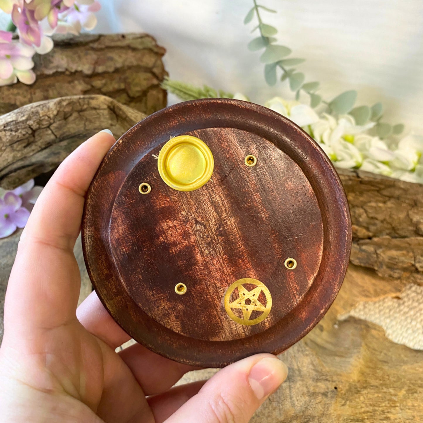 Image for kegel-brander-rond-met-ster-wierook-houder_1.jpg