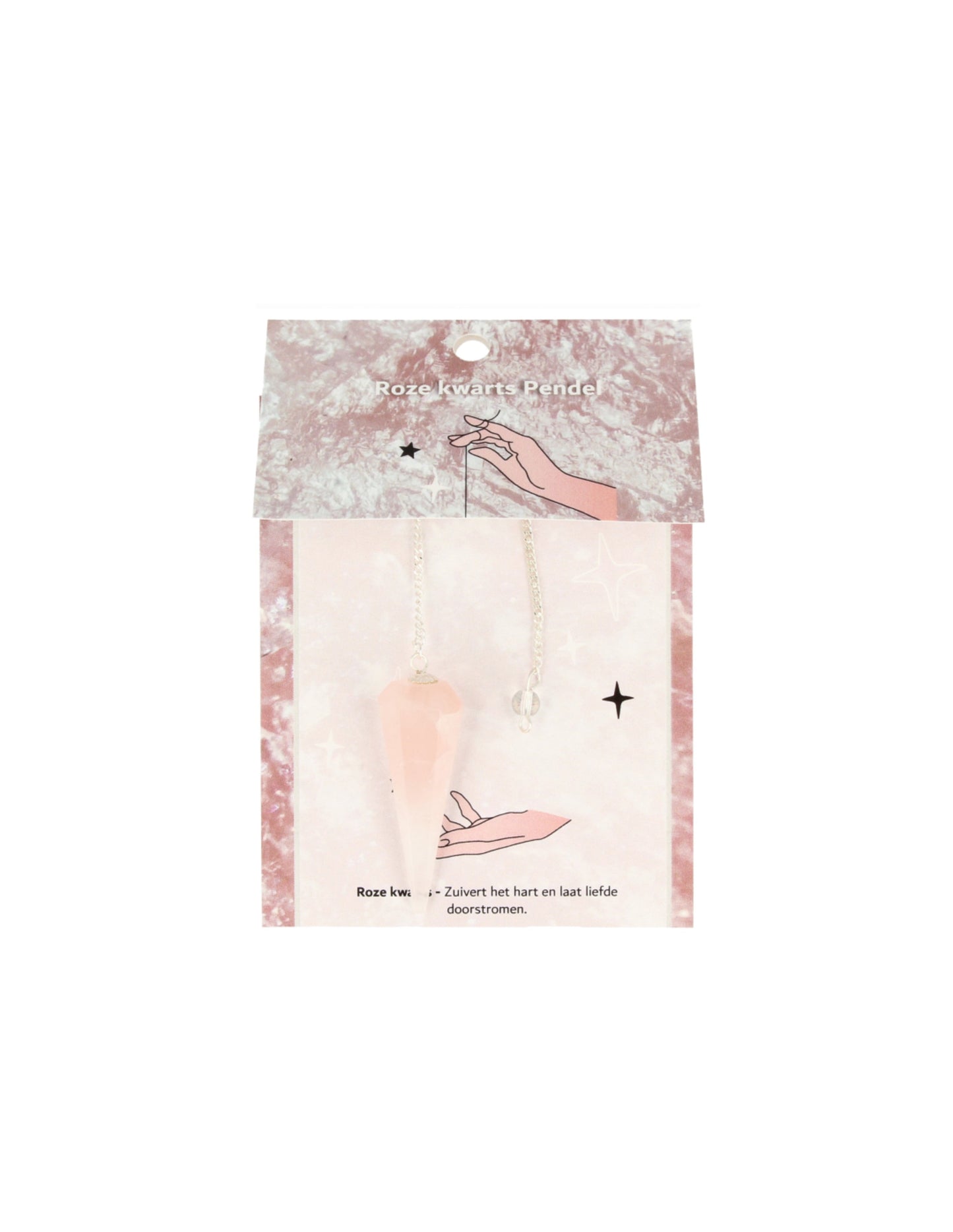 Image for pendel-facet-kaart-roze-kwarts.jpg