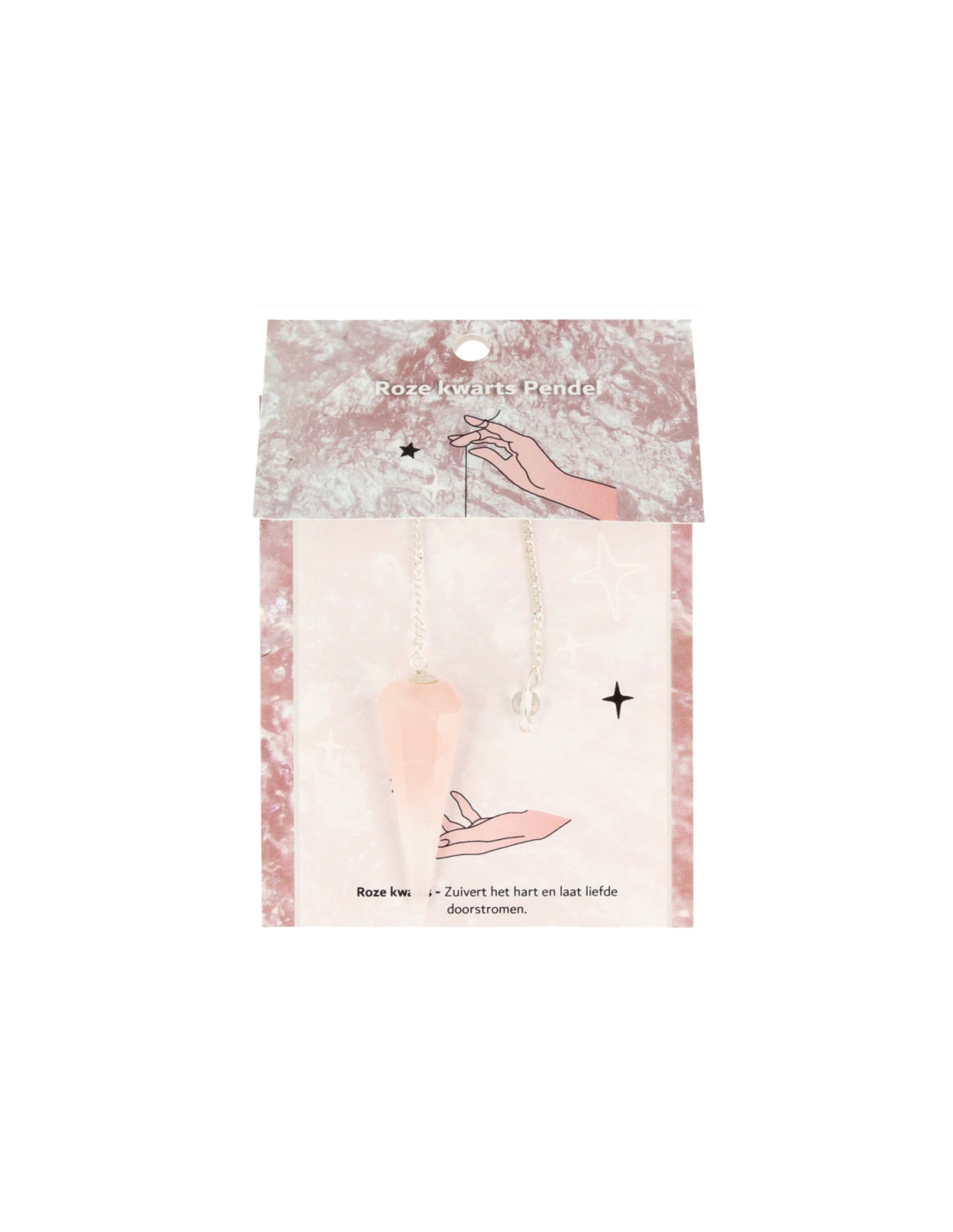 Image for pendel-facet-kaart-roze-kwarts.jpg