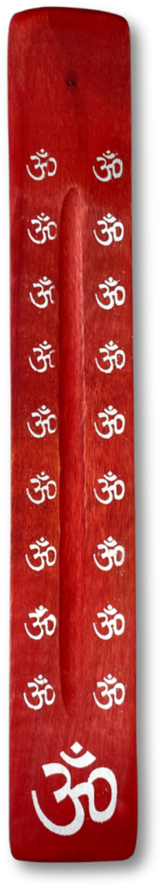 Image for plankje-hout-ohm-rood-wierook-houder.jpg