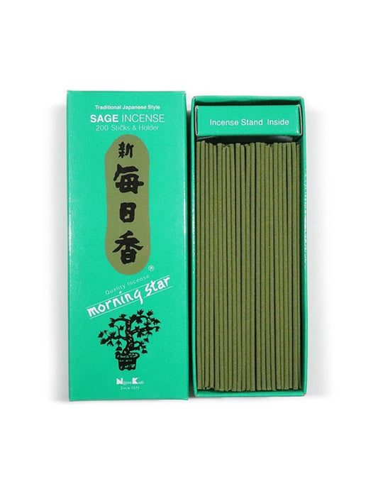 Image for sage-salie-nippon-kodo-morning-star-200-wierookstokjes.jpg