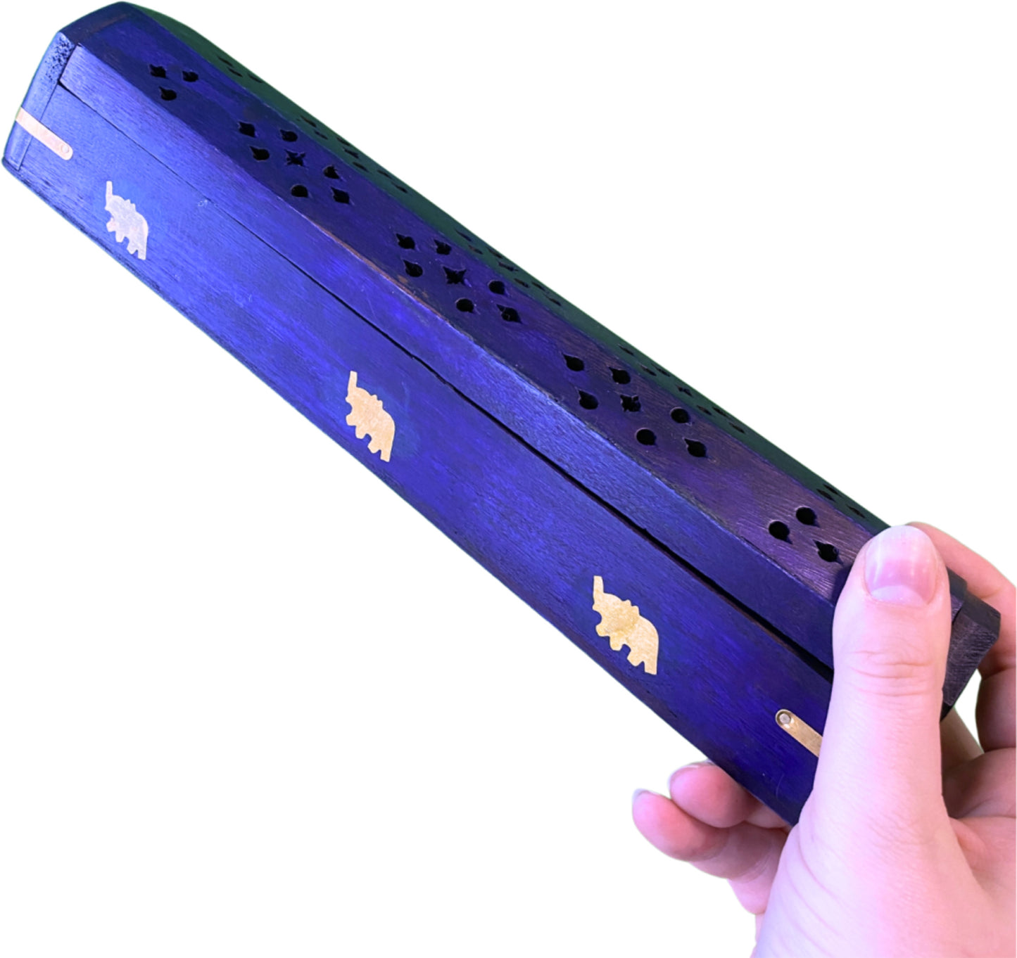 Image for wierook-brander-met-olifantjes-paars-wierook-houder_2.jpg