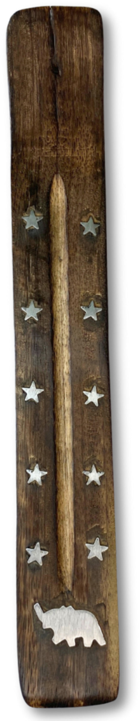 Image for wierook-plank-mangohout-met-olifantje-wierook-houder.jpg